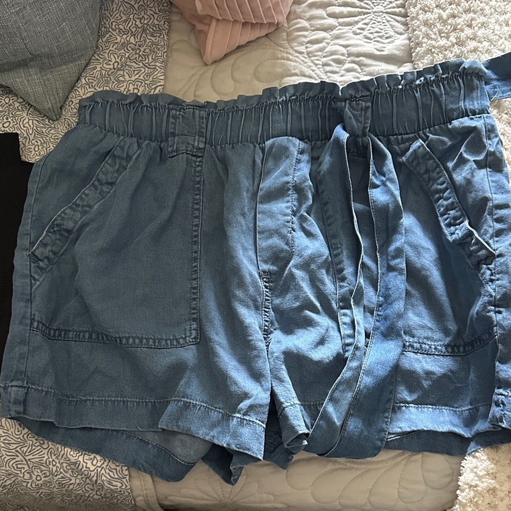 Time and Tru High Waist Blue Women's Shorts